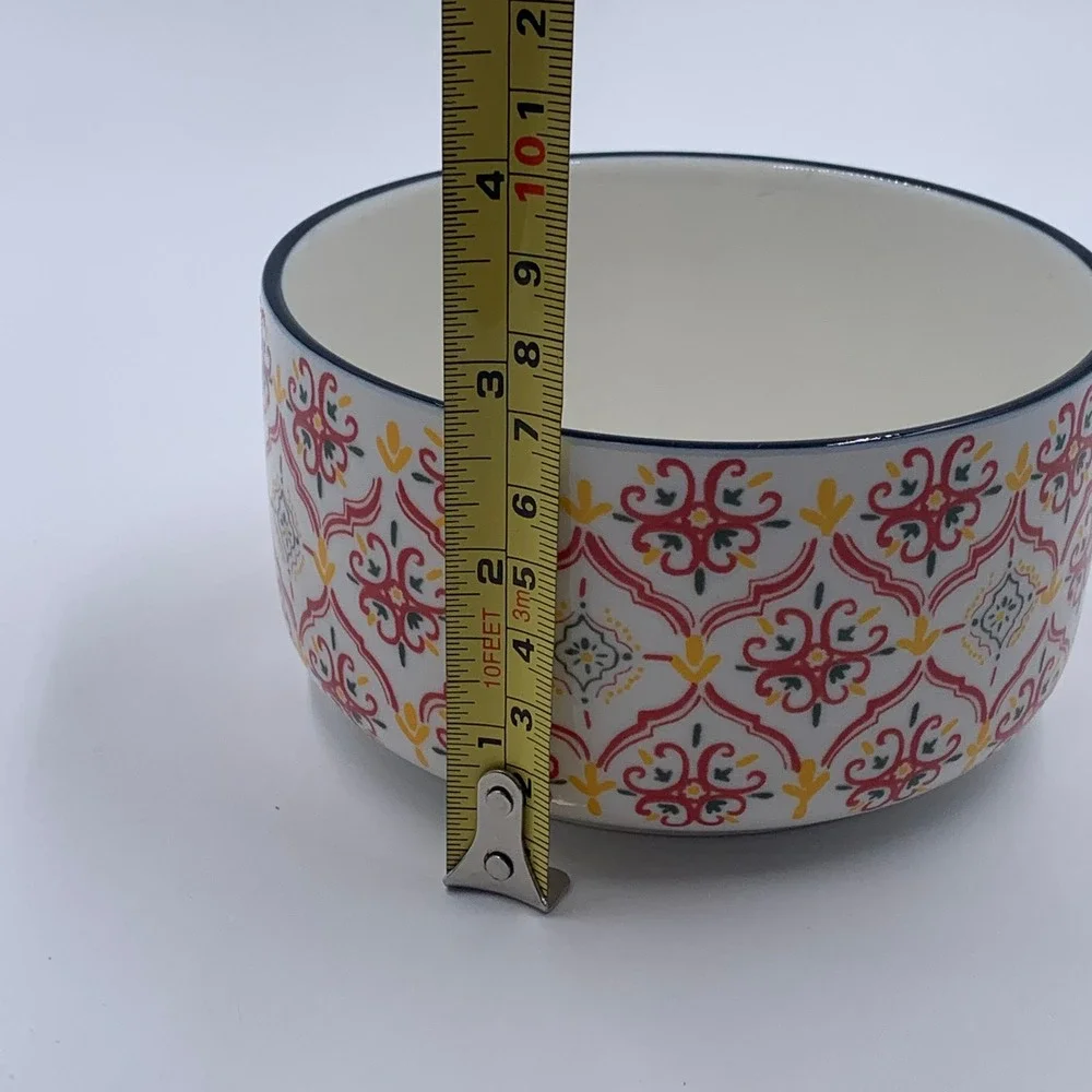Signature Housewares Bowl Small Pet Food Bowl , Soup Bowl , Snack Bowl Ceramic